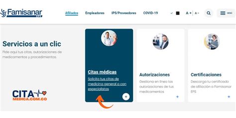 gestiona tus citas|Agendamiento de Citas Médicas en Famisanar